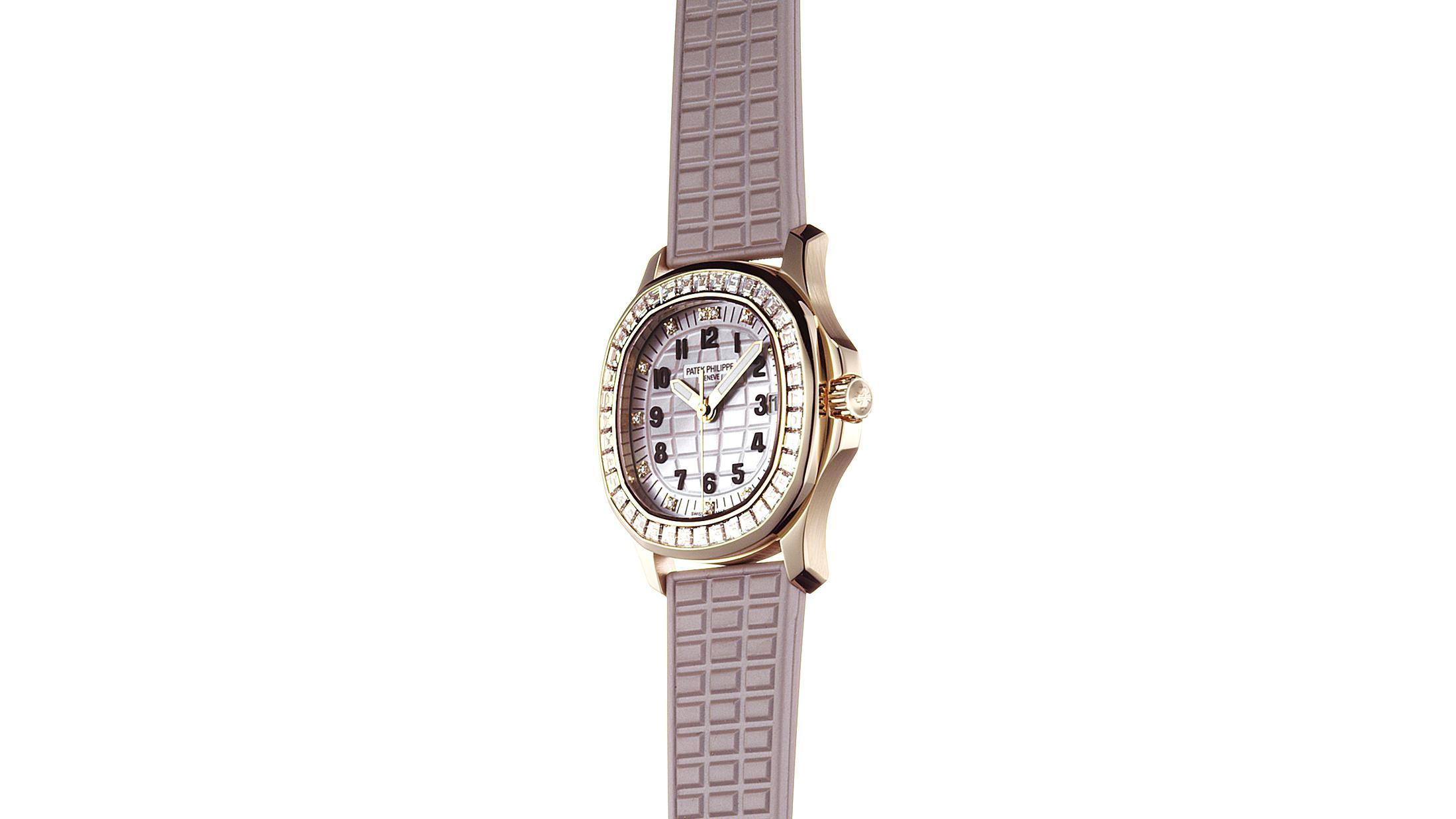 Patek Philippe | Pocket Watch ref.855, made in 70s, 18K White Gold retailed by Gubelin, full setPatek Philippe Nautilus Tiffany & Co 5980R