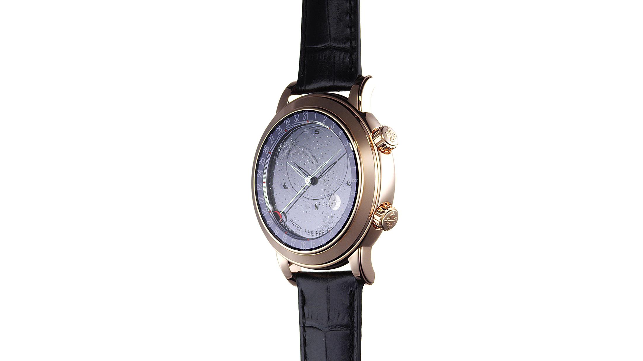 Patek Philippe Calatrava 18K Gold Hand-Pull Men's Watch Ref. 3893Patek Philippe Calatrava Lady 18K (0.750) Gold Diamonds Ladies' Watch Ref. 4820
