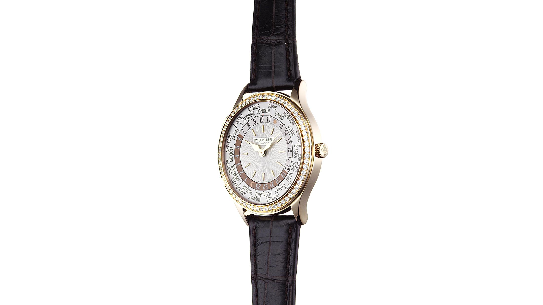 Patek Philippe Pre-Owned ComplicationsPatek Philippe Ladies World Time New York Edition White Gold 7130G-015
