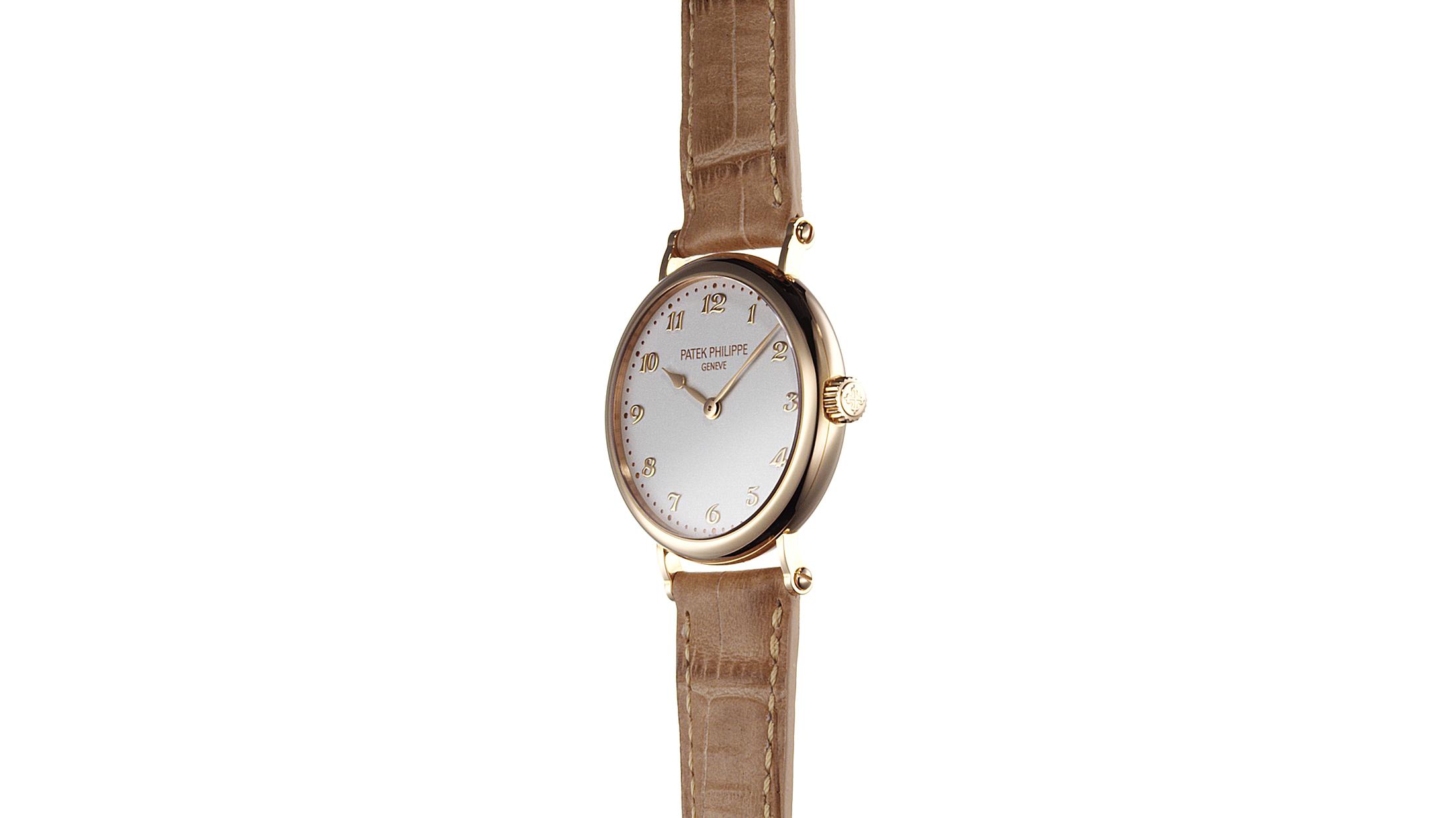 Patek Philippe Calatrava Watch in white gold Ref: 3445 6 Circa 1960