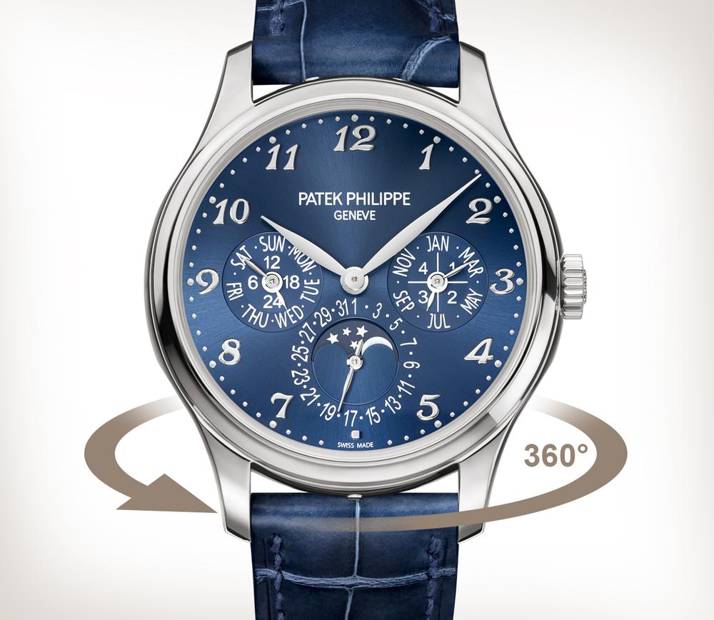 Patek Philippe Grand Complications Blue Dial Perpetual Calendar 5327G001