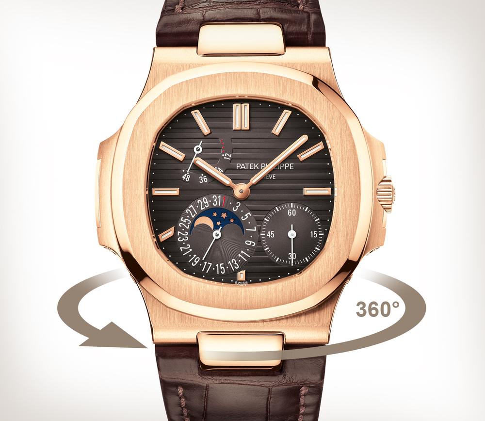 Patek Philippe Nautilus Steel and Rose Gold Blue Dial 5980/1AR-001Patek Philippe Grand Complications Platinum Salmon Dial 41MM Watch 5270P-001