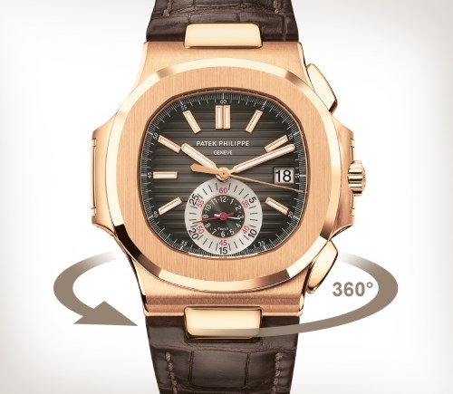 Patek Philippe Nautilus Chronograph Rose Gold Watch 5980/1R