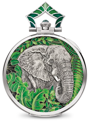 Patek Philippe 稀世工艺 Ref. 982/161G-001 白金款式 - 背面
