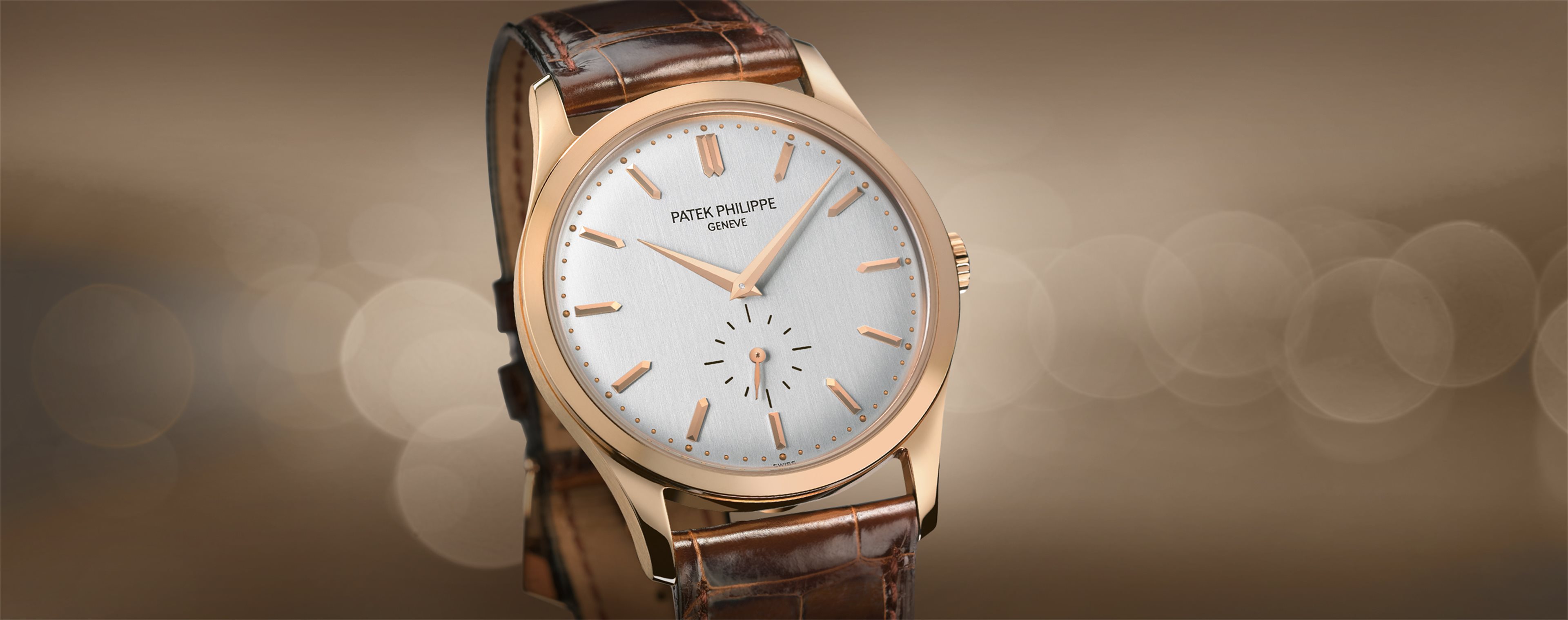 patek philippe | 百達翡麗 | calatrava系列小秒針玫瑰金腕錶5196r