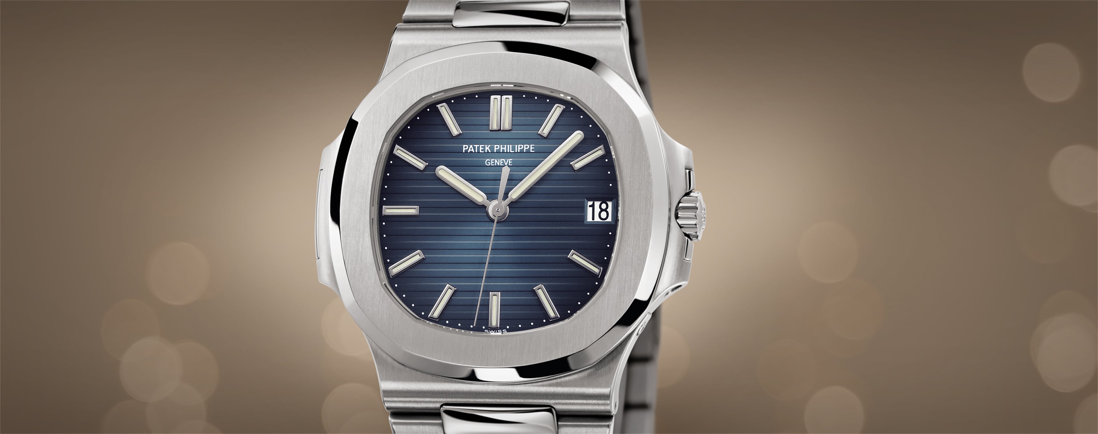 Patek Philippe 5164A 001 Aquanaut Dual Time Travel Time Bespoke Black SS DLC on a Rubber