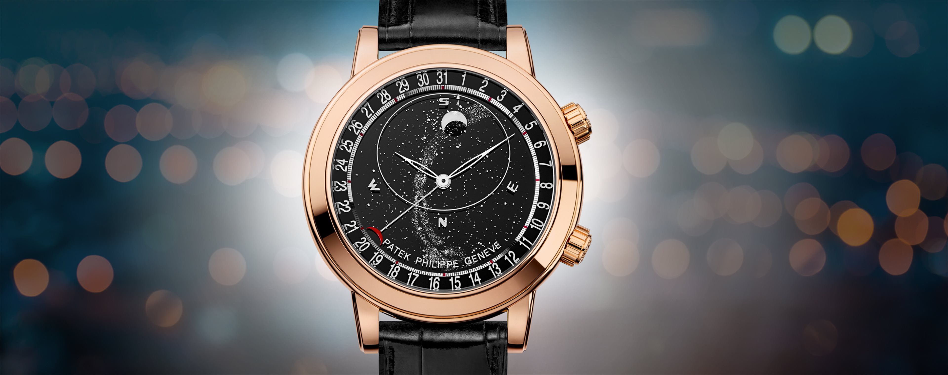 Patek Philippe Gondolo 18K White Gold and Diamonds Men's Watch Preowned-5112G