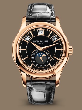 Patek Philippe World Time Complications 7130G-016Patek Philippe Complications Annual Calendar Grey Alligator Ladies Watch