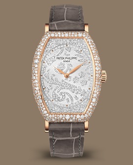 Patek Philippe Ellipse Ladies Watch 3788 18K Gold Sigma Dial