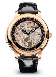 Patek Philippe 5205R-010 Annual Calendar Moon Phase Black Dial Rose Gold 40mm (5205R-010) - BOX & PAPERS