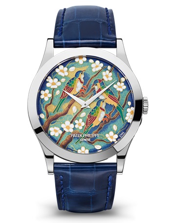 Patek Philippe تحف يدوية نادرة كود 5089G-046 الذهب الأبيض - الوجه