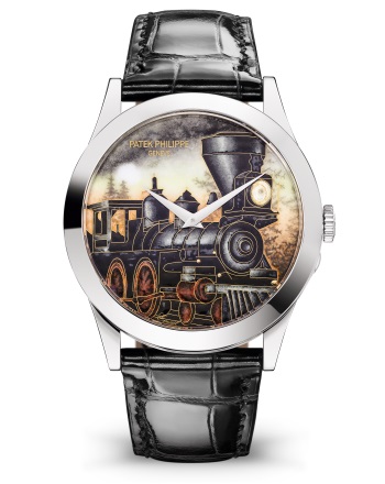 Patek Philippe Редкие ремесла Мод. 5089G-076 Белое золото - ВИД СПЕРЕДИ
