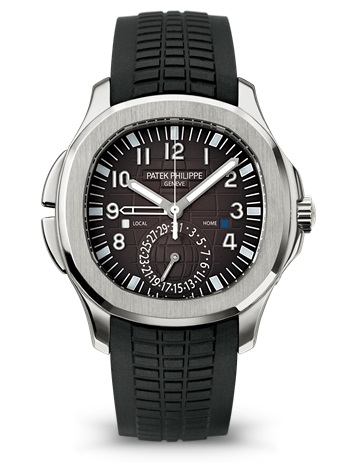 ideologi Samlet Soldat Patek Philippe | Aquanaut Travel Time Stainless Steel Watch 5164A-001