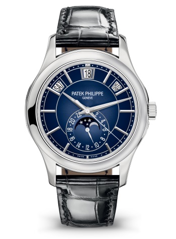 Patek Philippe | Complications Moon Phase White Gold Watch 5205G-013 Patek Philippe | Complications Moon Phase White Gold Watch 5205G-013