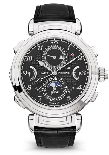 Patek Philippe Calatrava White Gold Black Lacquered Index Dial Watch 5227G-010