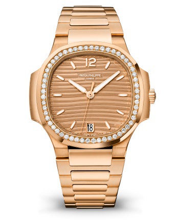 Patek Philippe Ladies Nautilus Golden Dial Rose Gold 7118 1200R 010