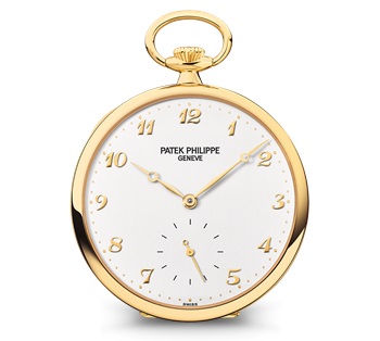 Piquete hijo jaula Patek Philippe | Open-Face Gold Numerals Yellow Gold Pocket Watch 973J-001
