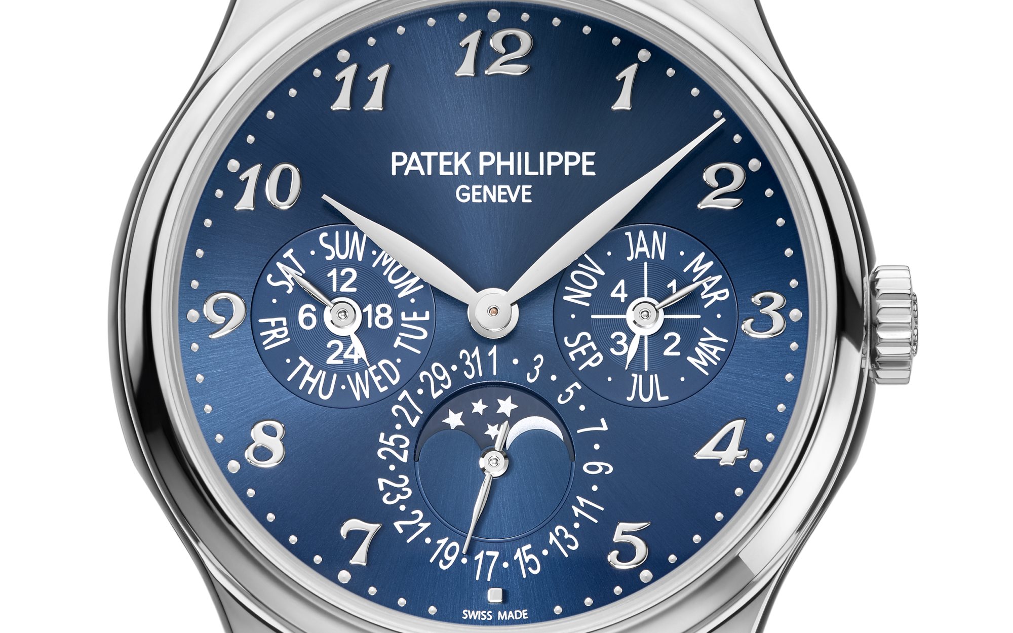 Patek Philippe Grand Complications Blue Dial Perpetual Calendar 5327G001