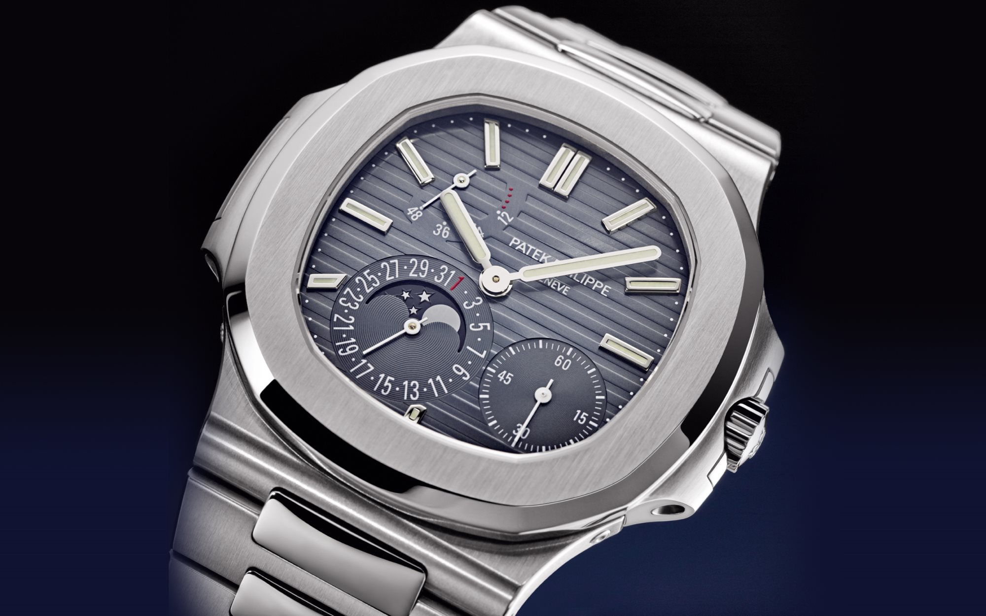 Patek Philippe | Nautilus Moon Phase Stainless Steel Watch 5712/1A-001