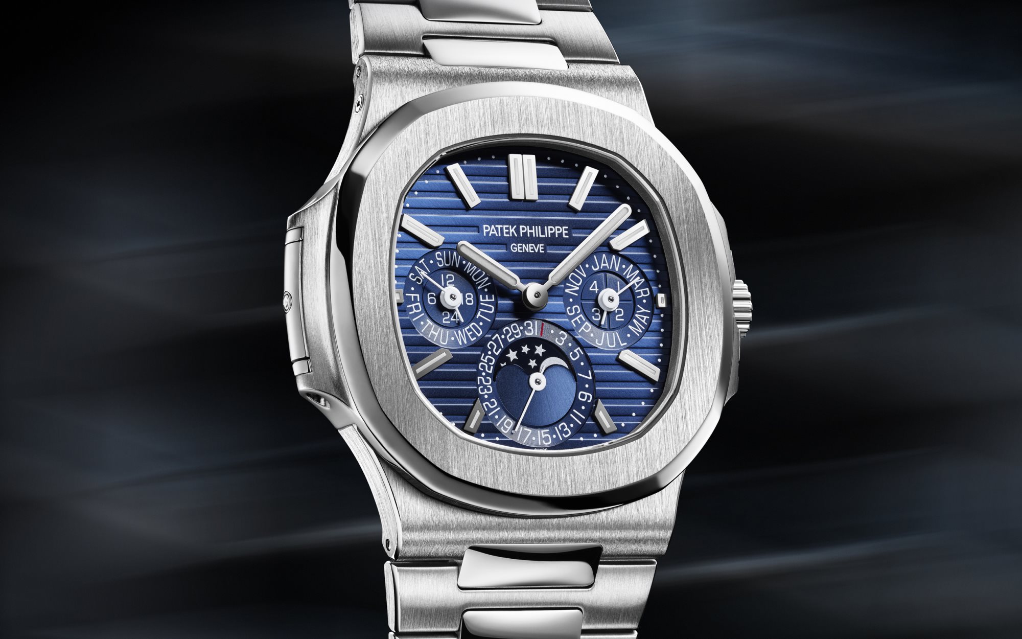 Patek Philippe Nautilus Perpetual Calendar White Gold 5740/1G001