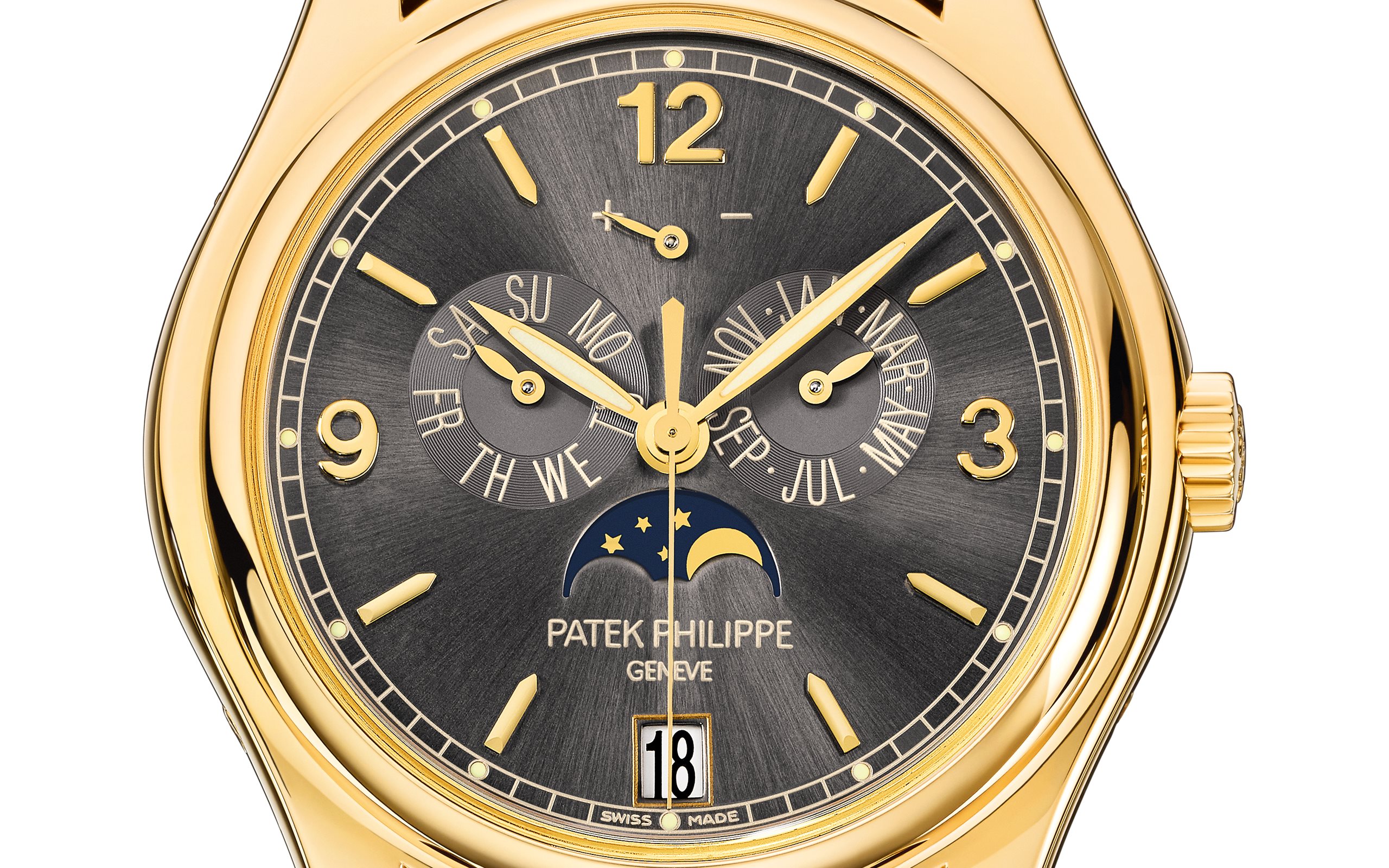 Patek Philippe Patek Philippe Complication World Time Chronograph 5930G-010 Blue Dial New Watch Men's WatchPatek Philippe EWIGER KALENDER - 18ct GOLD - NEW OLD STOCK