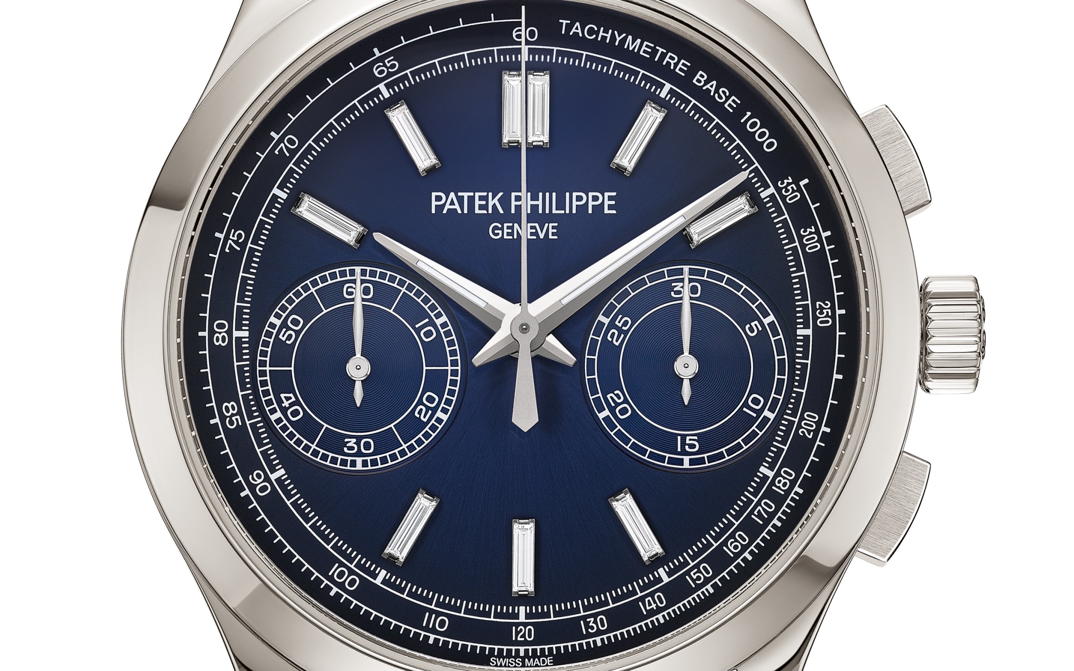 Patek Philippe 5054 G 001 Complications Officer’s Case Power Reserve Moonphase 18k White Gold