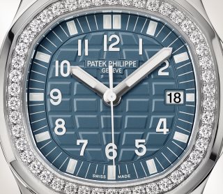 Patek Philippe Rose Gold | Diamonds Aquanaut 5167/300R-010Patek Philippe SS | Blue Nautilus Annual Calendar 5726/1A-014