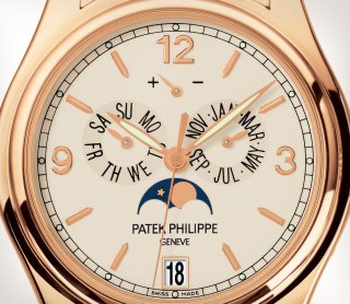 Patek Philippe Perpetual Calendar Chronograph SAPPHIRE SNAP BACK Ref-3971 18k Yellow Gold Box Extract Bj-1987Patek Philippe 18k 26mm watch