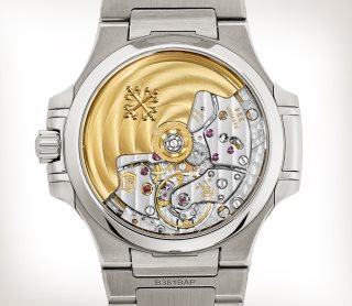 Patek Philippe Nautilus Stainless Steel Diamond Bezel Watch