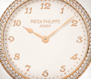 Patek Philippe : Calatrava Blue Dial Diamond