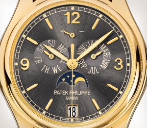 Patek Philippe Preowned Nautilus 40mm 18K Rose & White Gold Grey Dial Two Straps BOX PAPERS COMPLETE