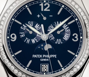 Patek Philippe Nautilus Rose Gold & Steel Blue Index Dial & Steel Bracelet 5980/1AR