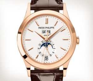 Patek Philippe Calatrava 18K Gold Hand-Pull Men's Watch Ref. 3893Patek Philippe Calatrava Lady 18K (0.750) Gold Diamonds Ladies' Watch Ref. 4820