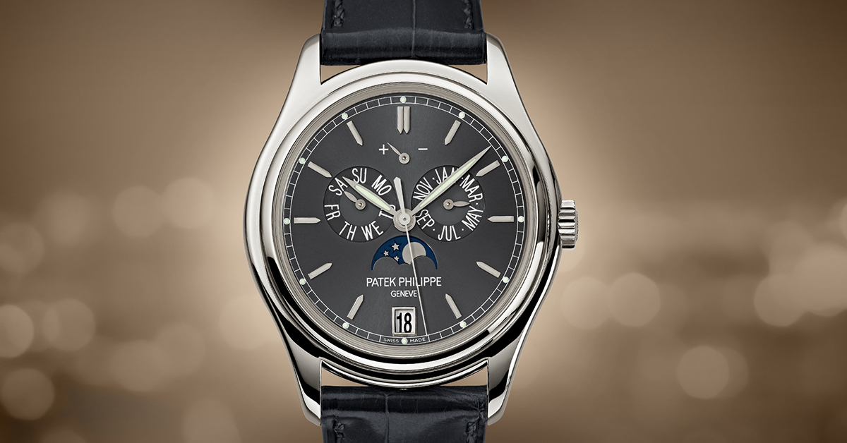 Patek Philippe Annual Calendar Chronograph Blue Dial 5960P