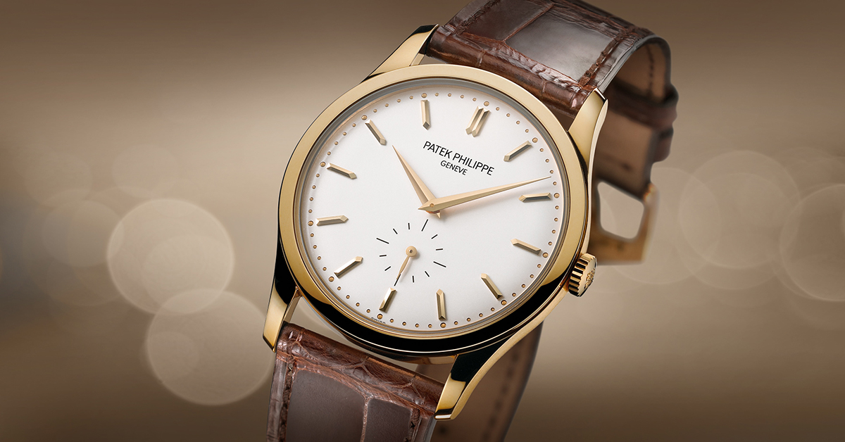 Patek Philippe Calatrava Small Seconds 18k Rose Gold Hand Wound White Leather Watch Women's Watch 7122/200R-001