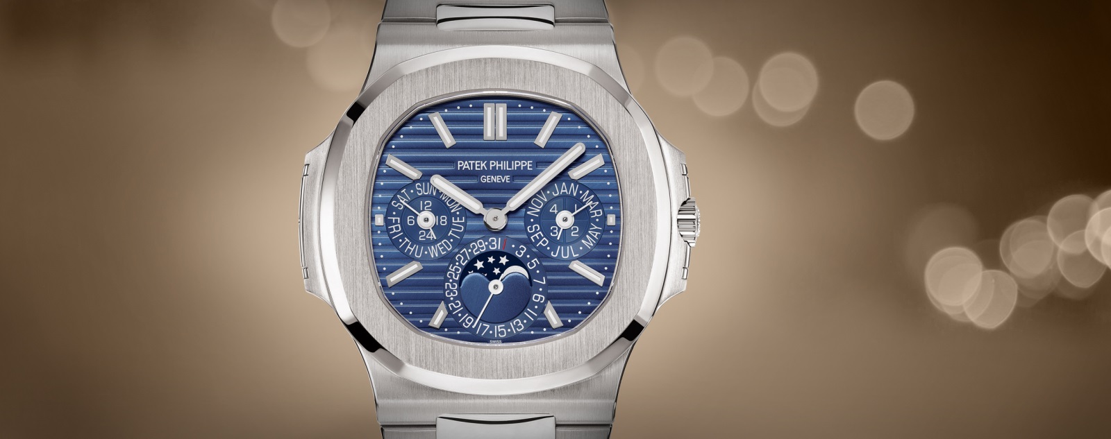 Patek Philippe | Nautilus Perpetual Calendar White Gold 5740/1G-001